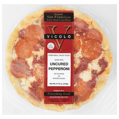 Vicolo Corn Meal Crust Uncured Pepperoni Pizza 14.75 oz