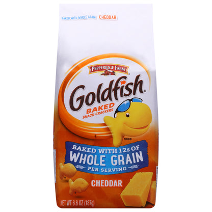 Goldfish Whole Grain Cheddar Baked Snack Crackers 6.6 oz