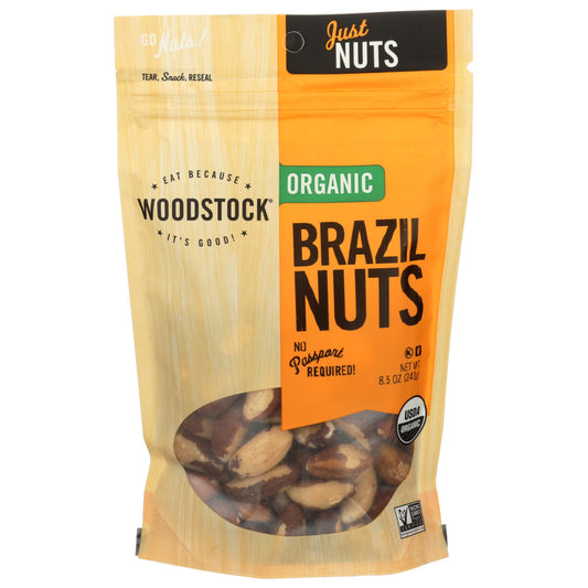 Woodstock Foods, Organic Brazil Nuts, 8.5 Oz
