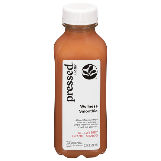 Pressed Juicery Strawberry Orange Mango Wellness Smoothie 15.2 fl oz