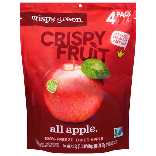 Crispy Green All Apple Crispy Fruit 4 - 0.53 oz ea