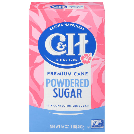 C&H Premium Cane Powdered Sugar 1 lb