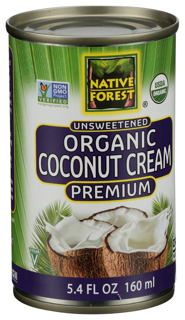 Native Forest, Organic Cream Premium Coconut, 5.4 Oz