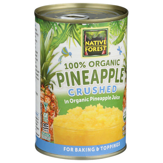 Native Forest, Organic Pineapple Crushed, 14 Oz