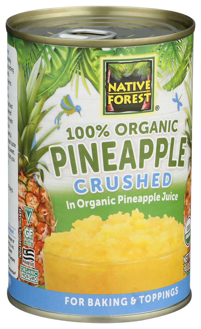 Native Forest, Organic Pineapple Crushed, 14 Oz