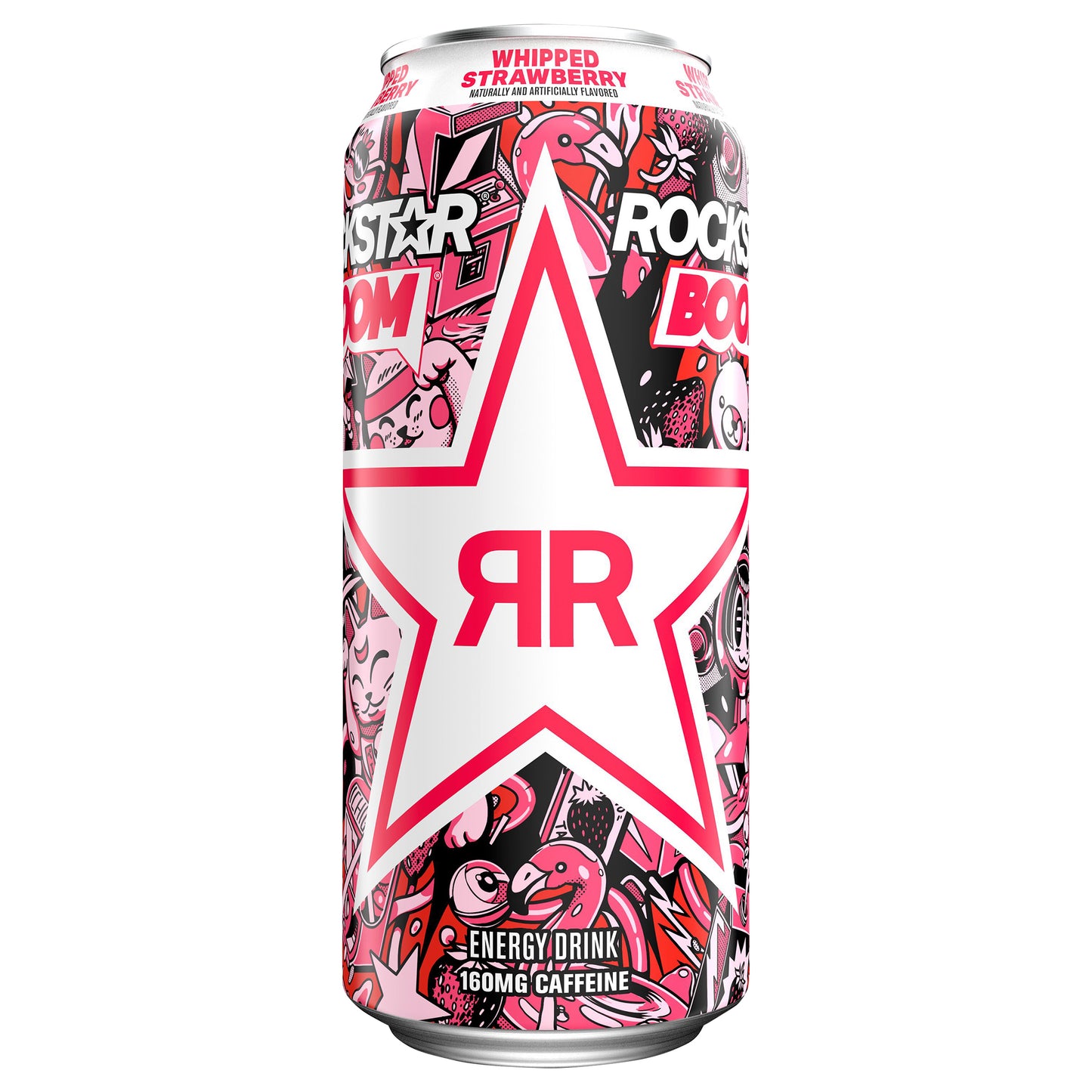 Rockstar® Boom Whipped Strawberry Energy Drink Can