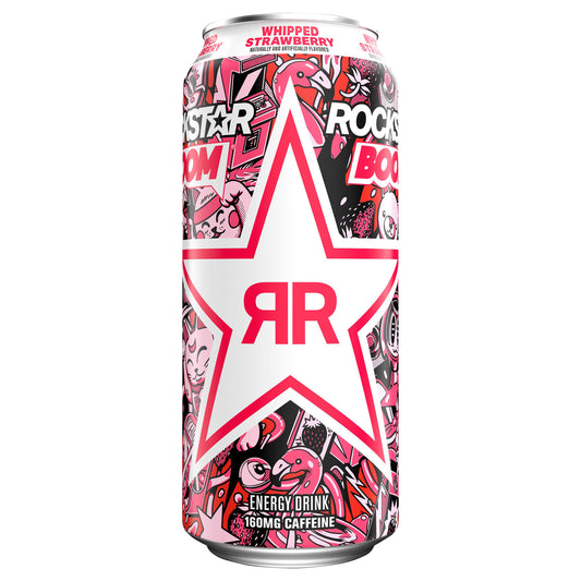 Rockstar® Boom Whipped Strawberry Energy Drink Can