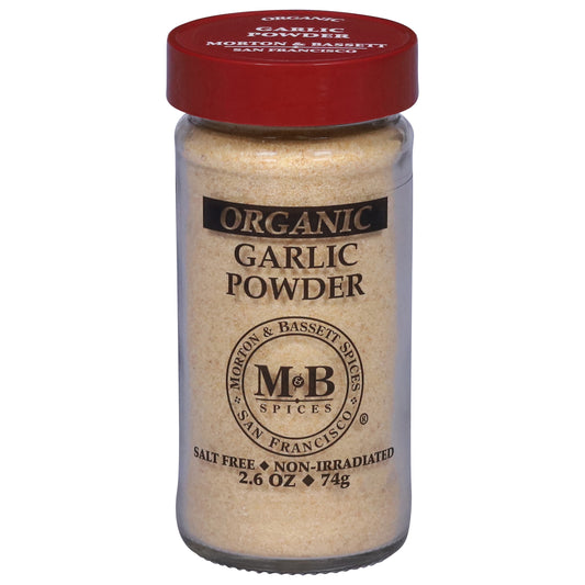 Morton & Bassett Organic Garlic Powder 2.6 oz