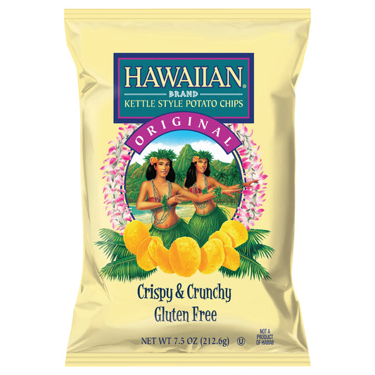 7.5 oz Hawaiian® Brand Original Kettle Style Potato Chips