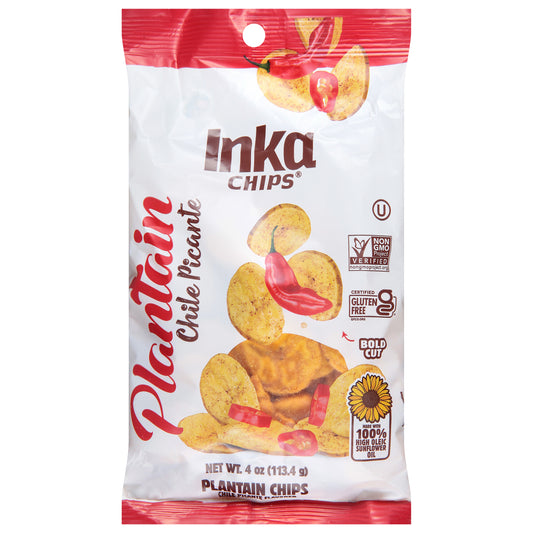 Inka Chips Bold Cut Chile Picante Plantain Chips 4 oz