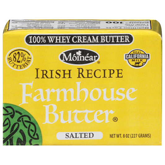 Moinear Salted Irish Recipe 100% Whey Cream Butter 8 oz