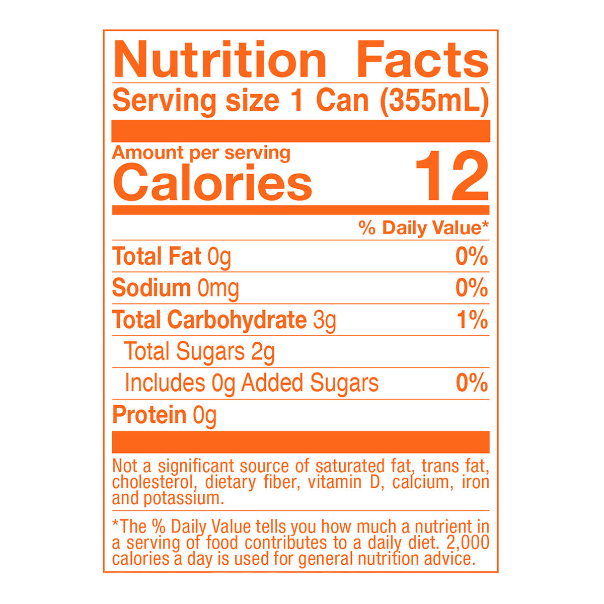 12oz. Blood Orange Tangerine Sparkling Water 8pk