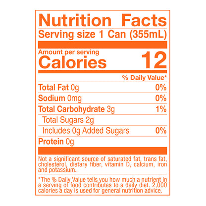 12oz. Blood Orange Tangerine Sparkling Water 8pk