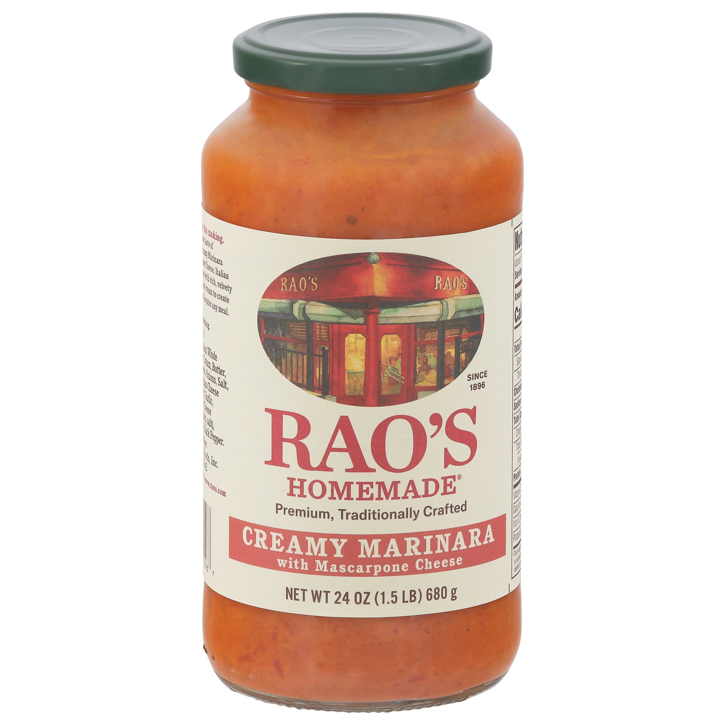 Rao's Homemade Creamy Marinara with Mascarpone Cheese Sauce 20 oz