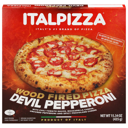 Italpizza Wood Fired Devil Pepperoni Pizza 15.34 oz