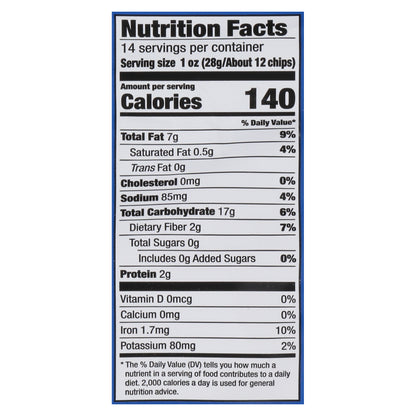 Garden of Eatin' Organic Blue Corn Tortilla Chips with Sea Salt 14 oz