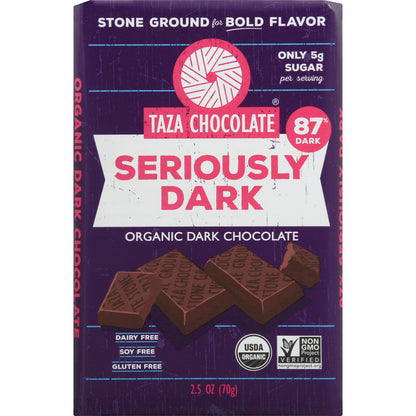Taza Chocolate Dark Chocolate 2.5 oz - 87%