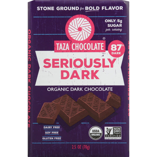 Taza Chocolate Dark Chocolate 2.5 oz - 87%