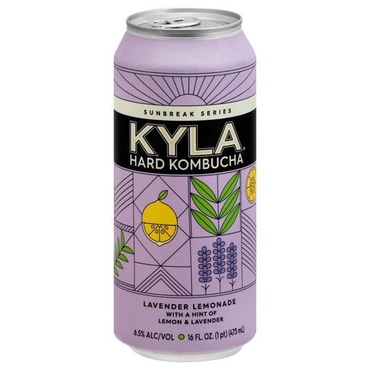Kyla Sunbreak Series Lavender Lemonade Hard Kombucha 16 oz