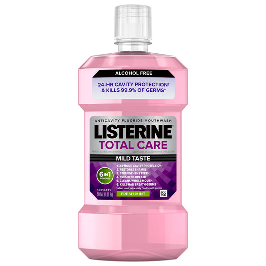 LISTERINE TOTALCARE ALCOHOL FREE FM 500 ML