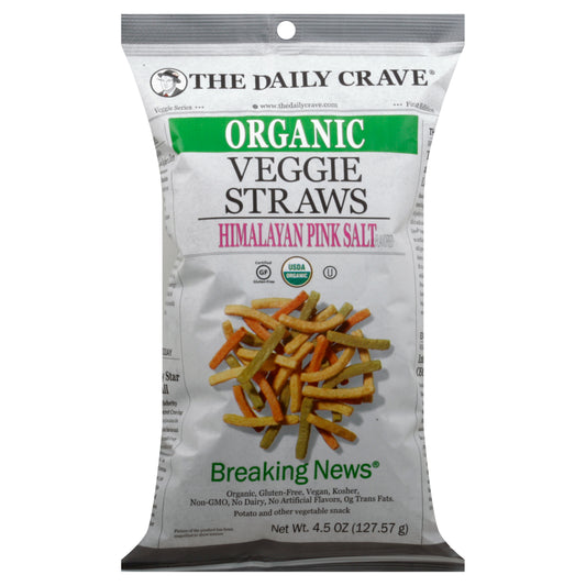 The Daily Crave Veggie Straws 4.5 oz