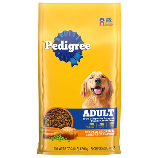 Pedigree Adult Roasted Chicken & Vegetable Flavor Dog Food 56 oz
