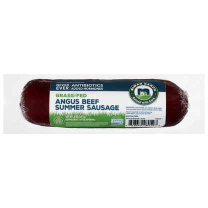 Niman Ranch Grass Fed Angus Beef Summer Sausage 8 oz