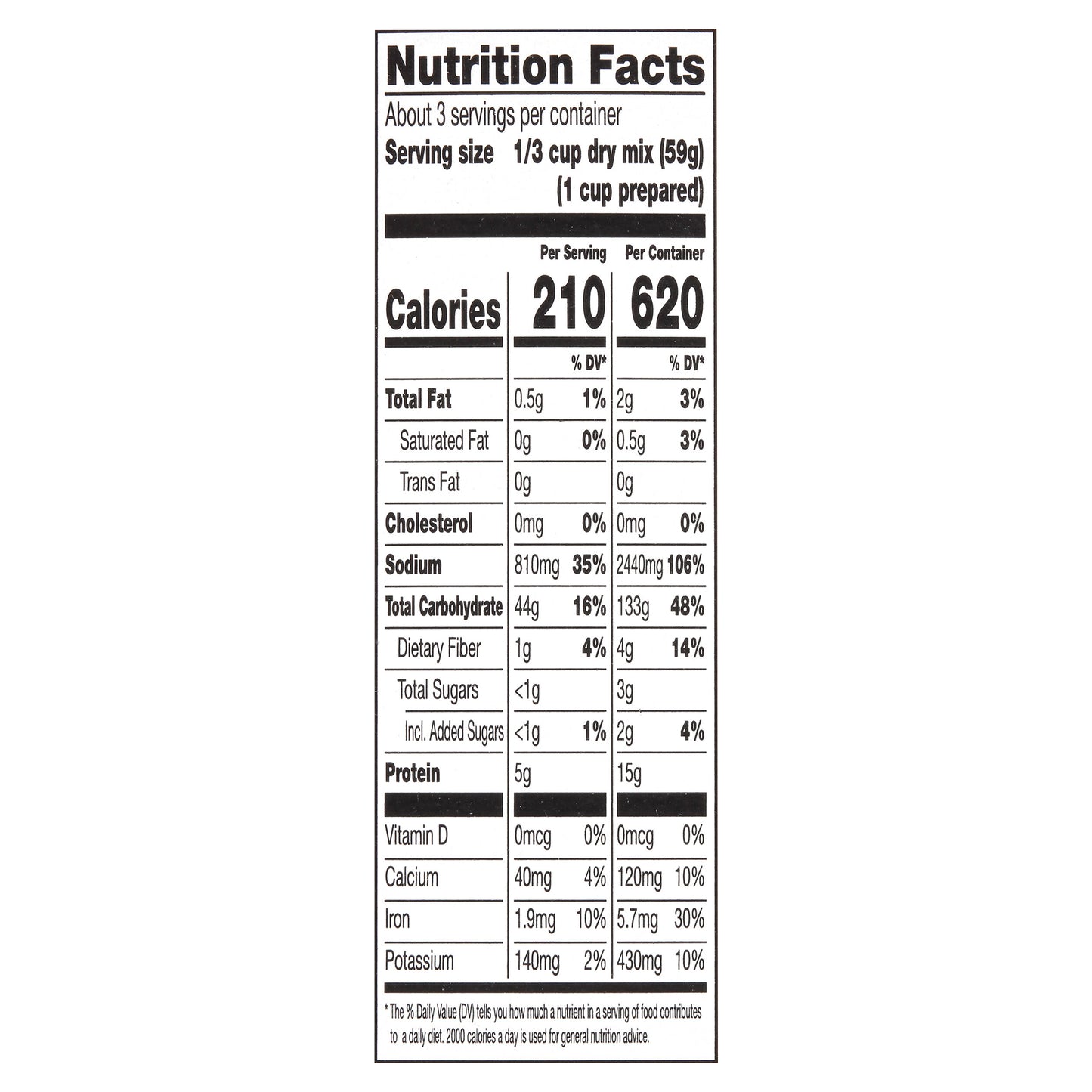 Zatarain's Rice Pilaf, 6.3 oz
