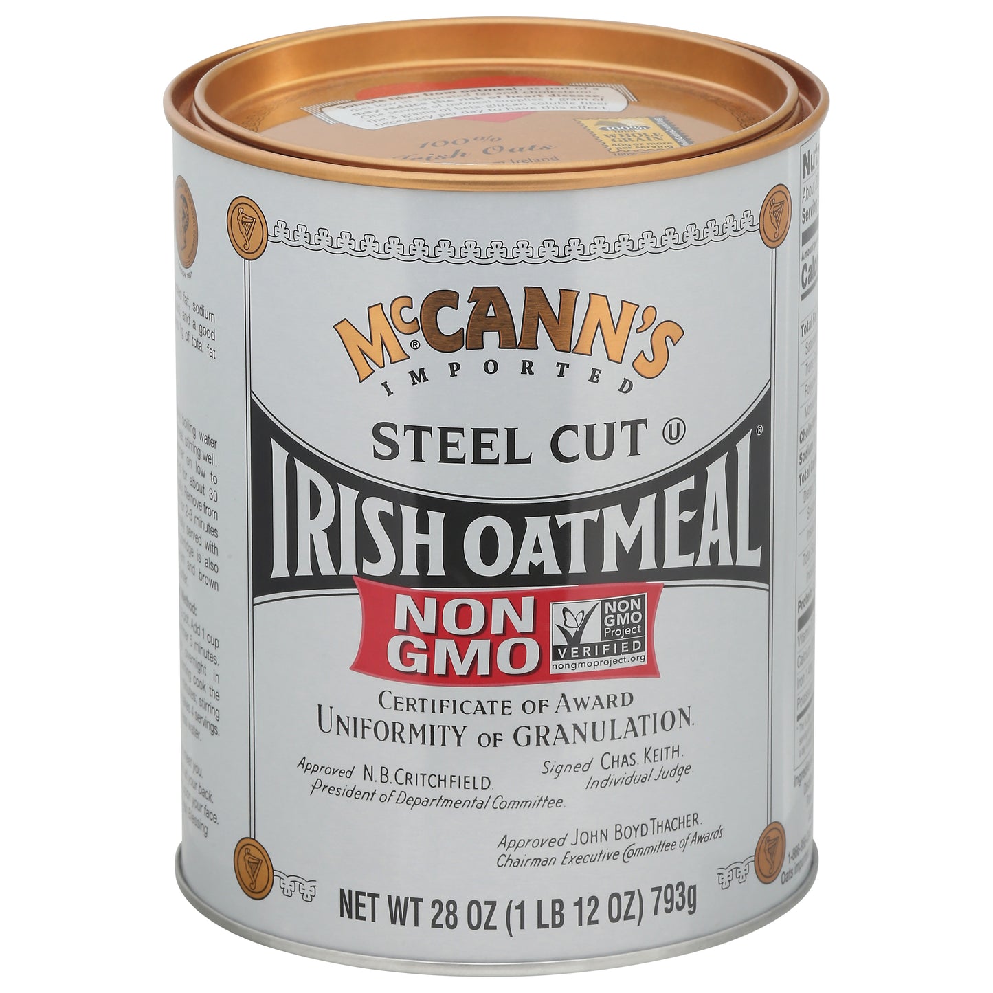 John McCann Steel Cut Irish Oatmeal 28 oz