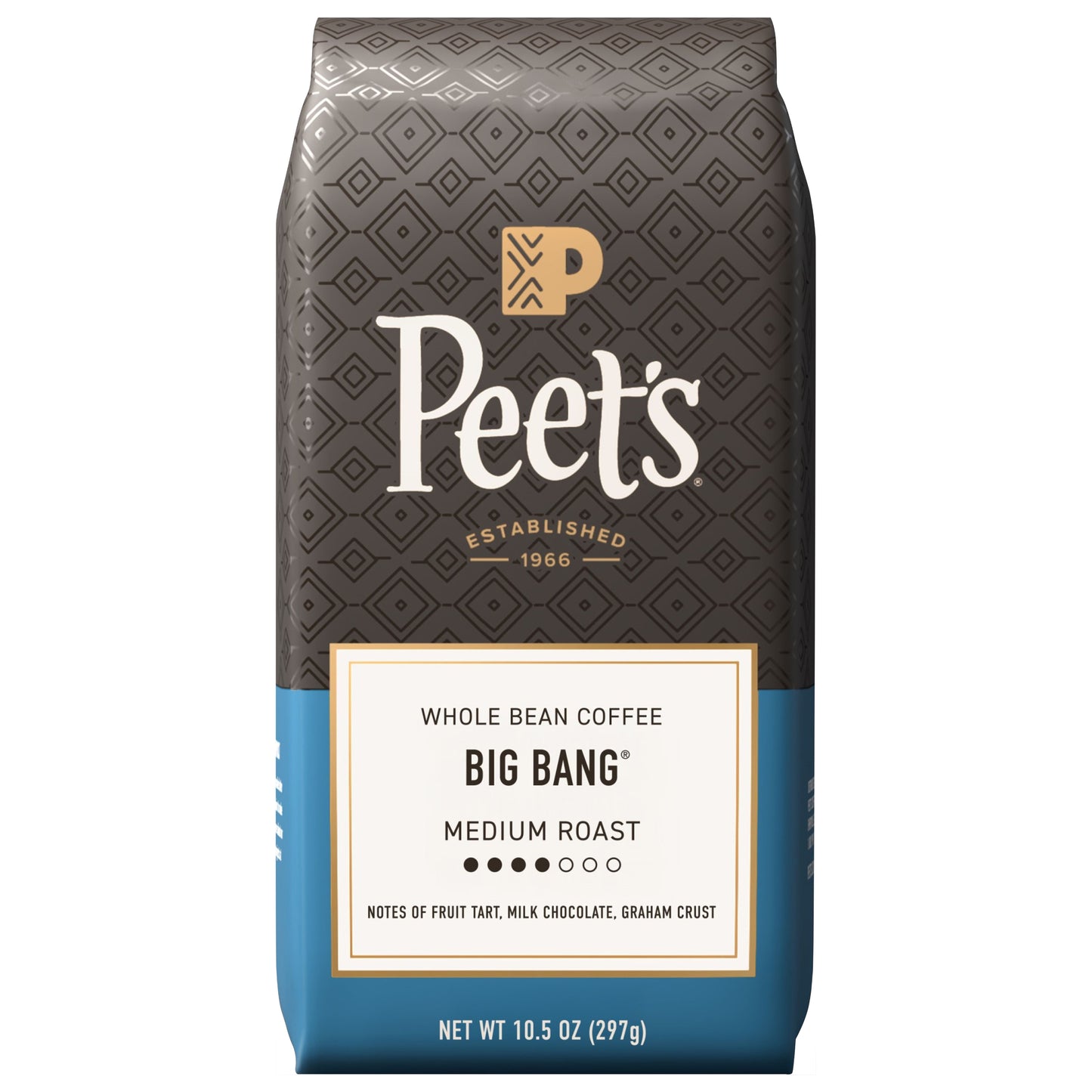 Peet's Coffee, Big Bang Medium Roast Whole Bean Coffee - 10.5oz Bag