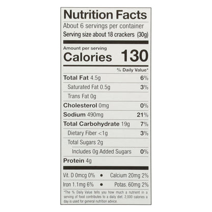 Pretzelized Snacks Oven Baked Pretzel Cheddar Crackers Bite Sized 6.5 oz