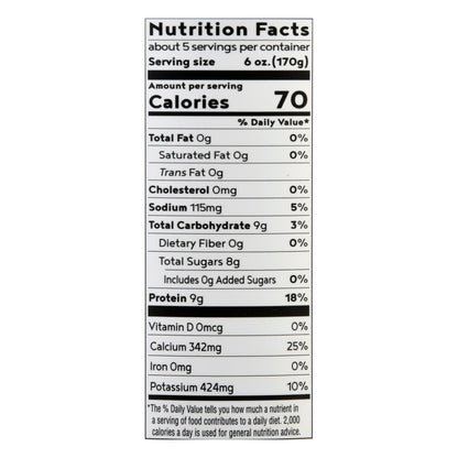 Nancys Probiotic Organic Nonfat Plain Yogurt 32 oz