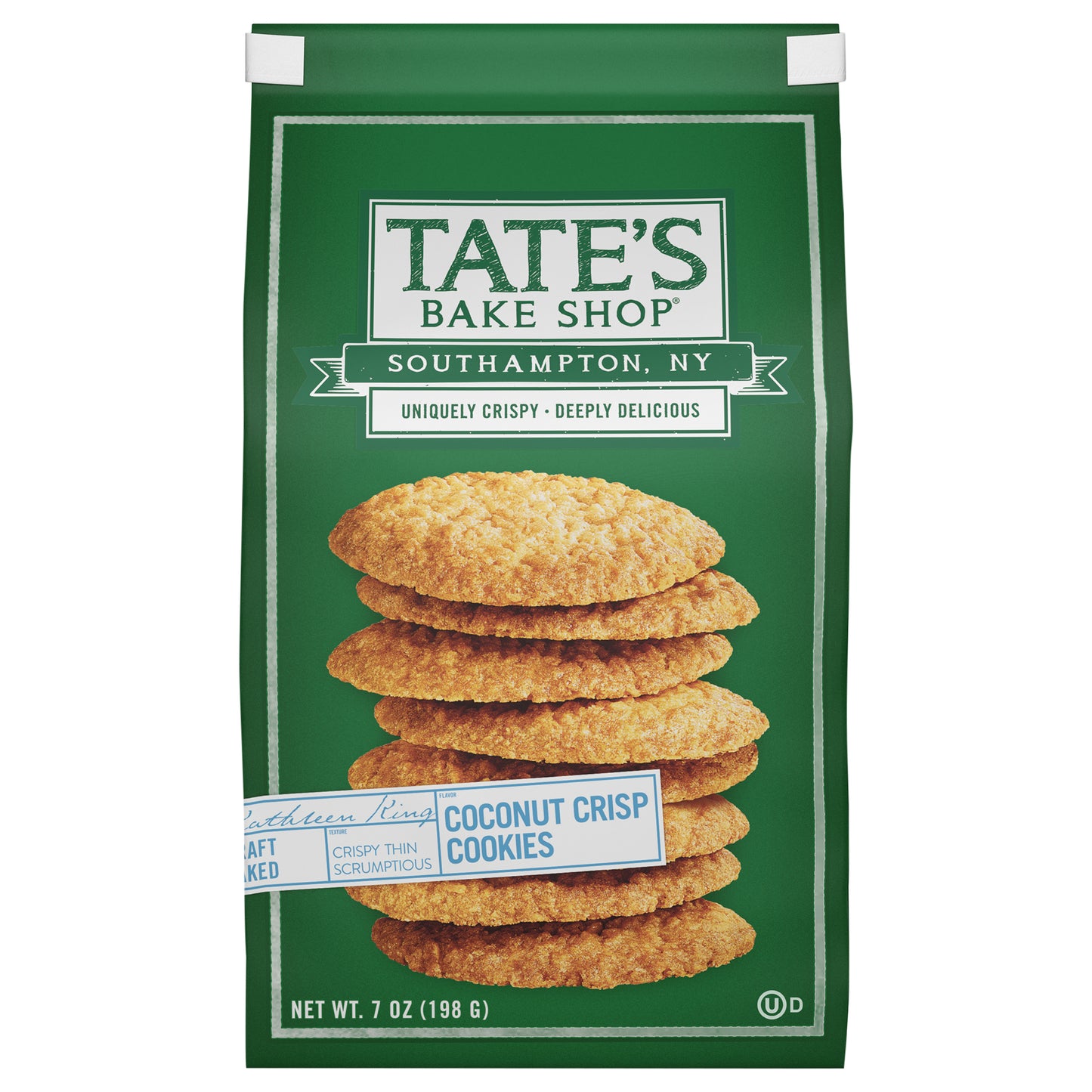 Tate's Bake Shop Coconut Crisp Cookies, 7 oz