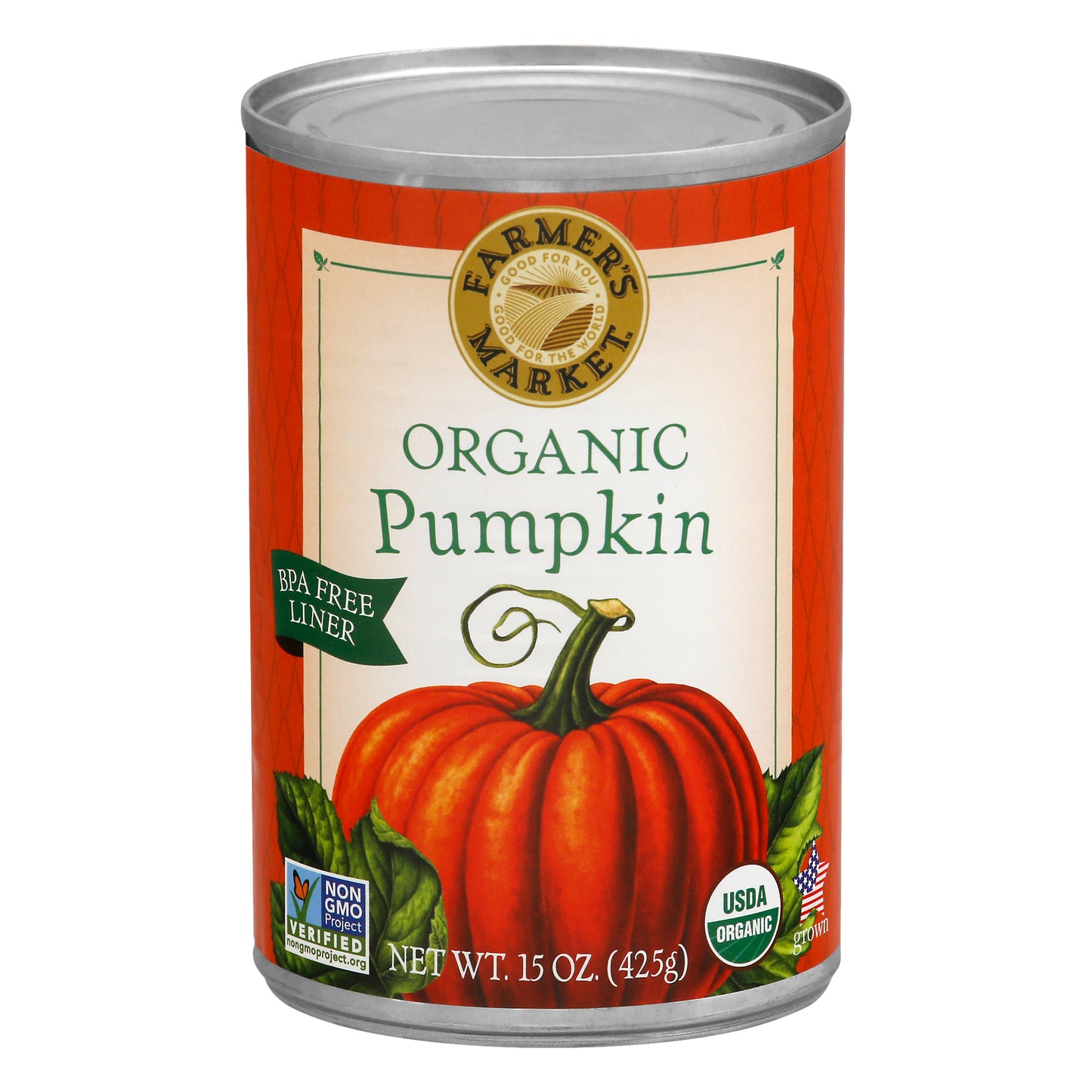 Farmers Market Organic Pumpkin 15 oz
