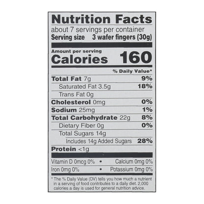 Glutino Gluten Free Lemon Flavored Wafers 7.1 oz