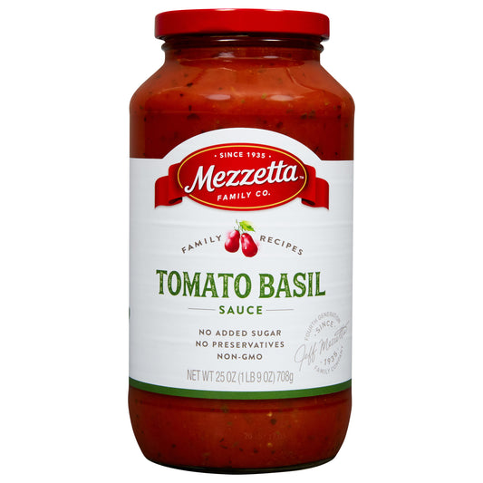 Mezzetta Family Recipes Tomato Basil Sauce, 25 oz
