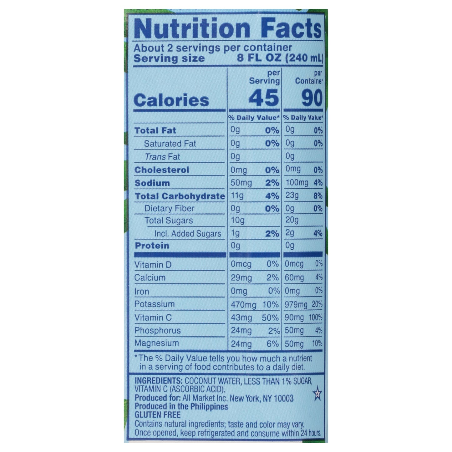 Vita Coco The Original Coconut Water 16.9 fl oz