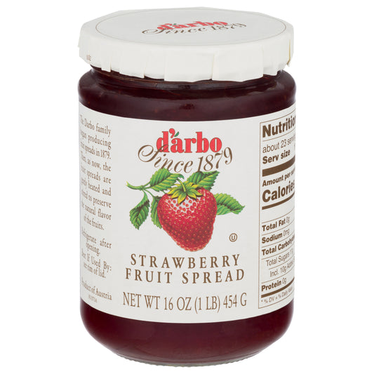 D'arbo Strawberry Fruit Spread 16 oz