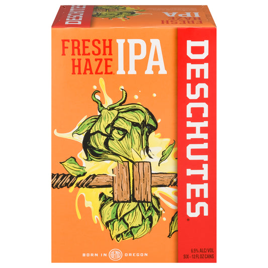 Deschutes Fresh Haze IPA Beer 6 - 12 fl oz Cans