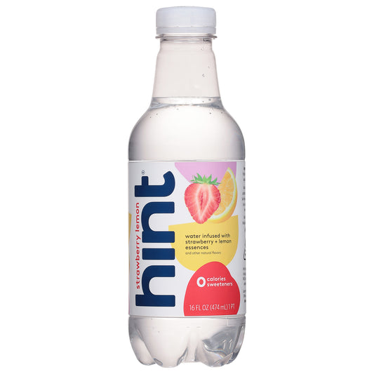 Hint Strawberry Lemon Water 16 fl oz