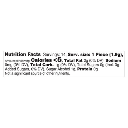 ORBIT Gum Peppermint Sugar Free Chewing Gum, Single Pack, 14 Piece