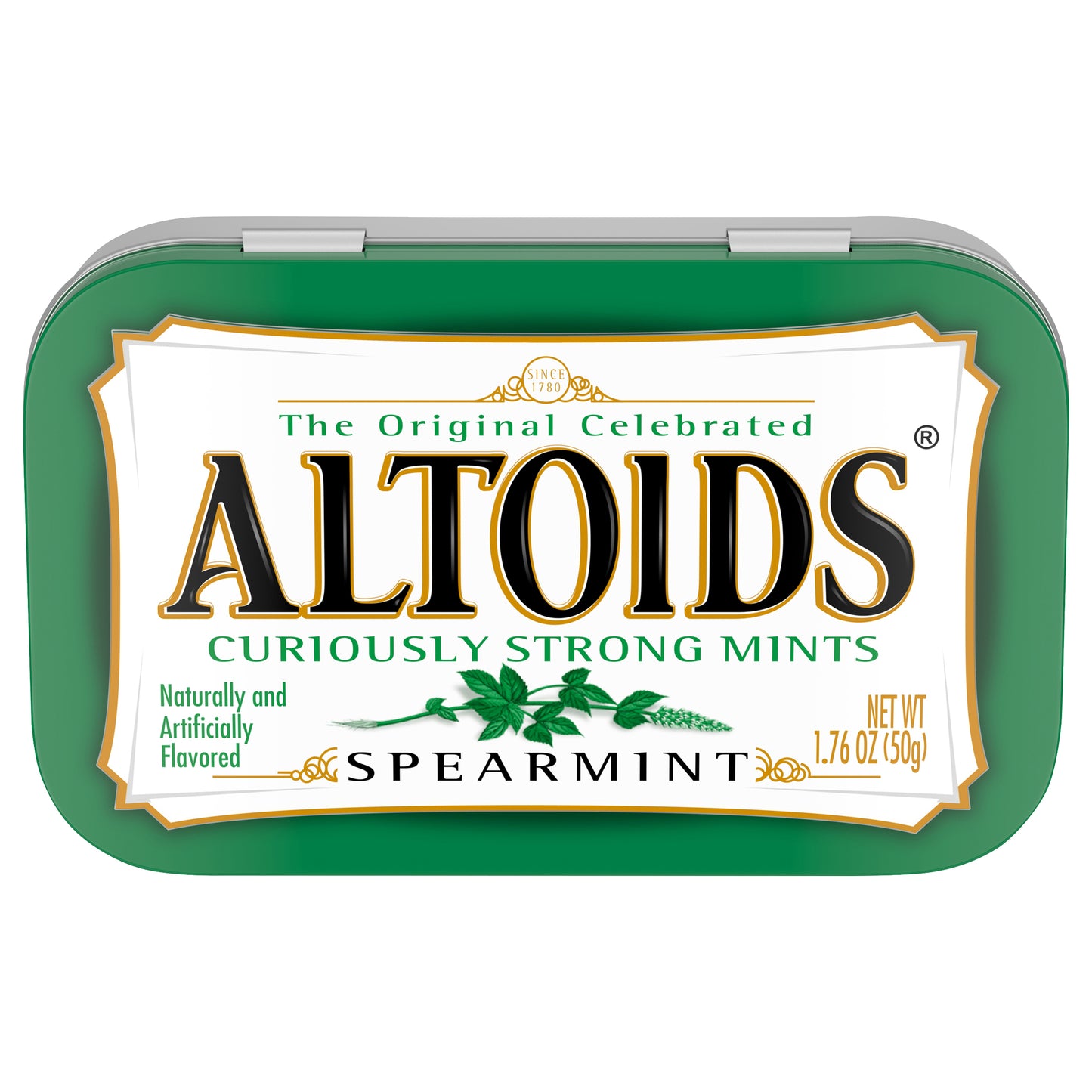 ALTOIDS Spearmint Sugar Free Breath Mints, Single Pack, 1.76 oz