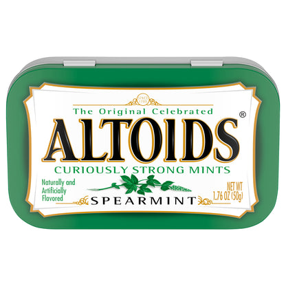 ALTOIDS Spearmint Sugar Free Breath Mints, Single Pack, 1.76 oz