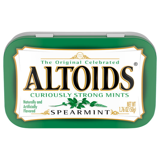 ALTOIDS Spearmint Sugar Free Breath Mints, Single Pack, 1.76 oz