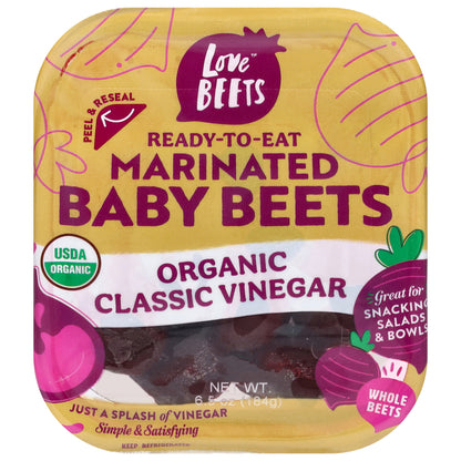 Love Beets Marinated Organic Classic Vinegar Baby Beets 6.5 oz