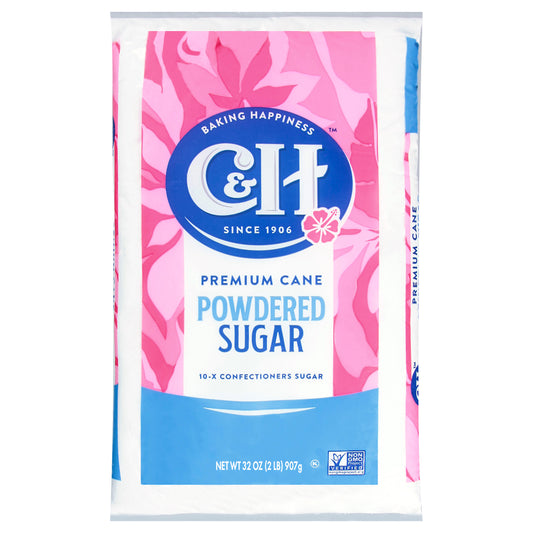 C&H Premium Cane Powdered Sugar 2 lb