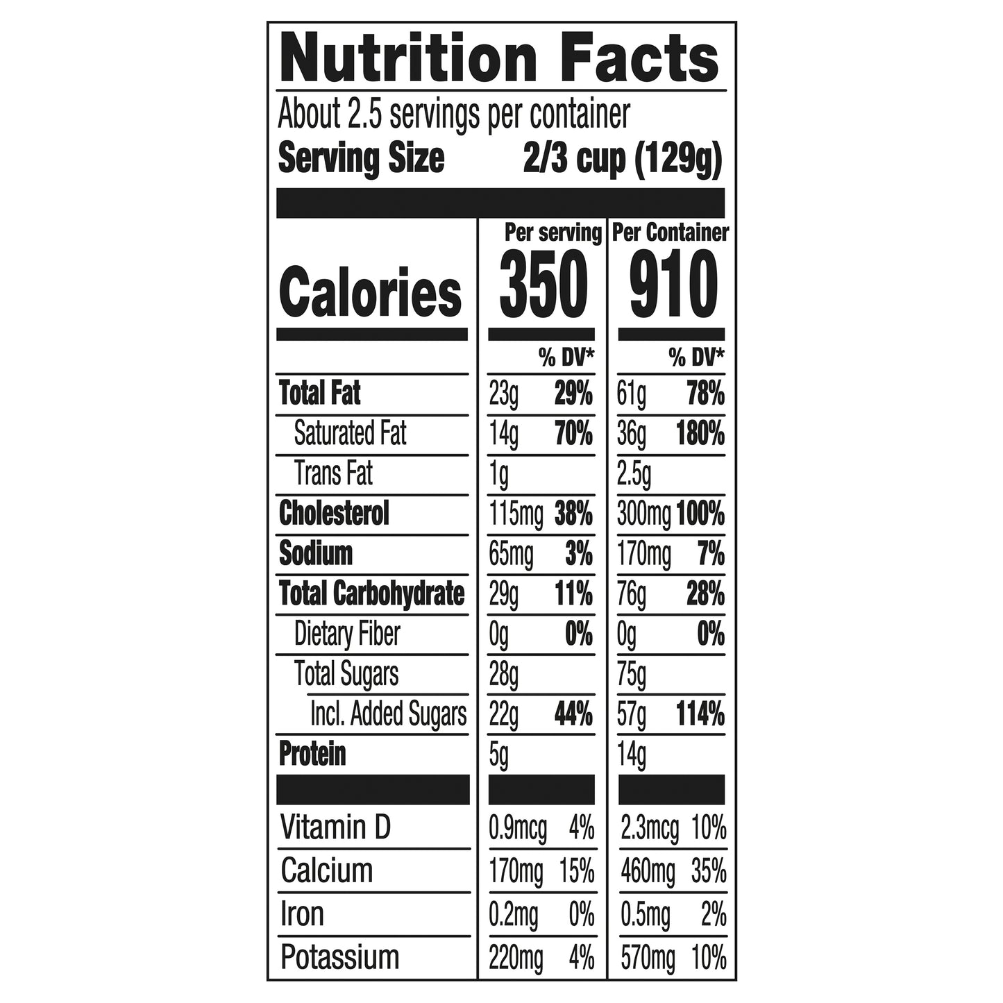 Haagen-Dazs Vanilla Bean Ice Cream 14 fl Oz