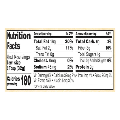 Santa Cruz Organic Crunchy Dark Roasted Peanut Butter, 16 Ounces