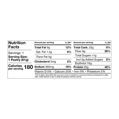Protein Pastry - Birthday Cake, 2.2 oz Pastry