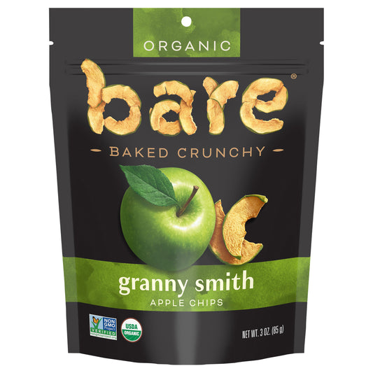 Bare Baked Crunchy Organic Apple Chips Granny Smith 3 Oz